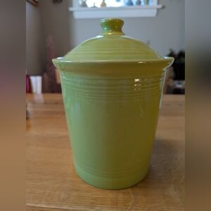 Fiesta Large Canister,Celadon